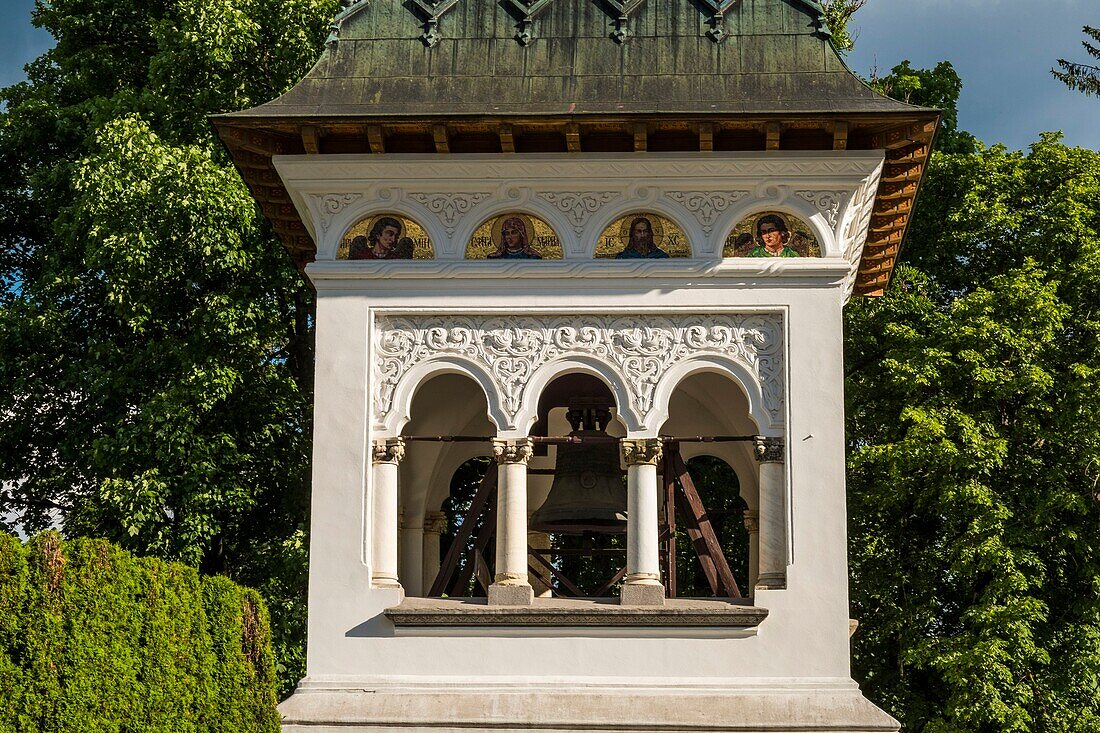 Romania, Prahova County, Sinaia, Sinaia Monastery founded in 1695 by Prince Mihail Cantacuzino