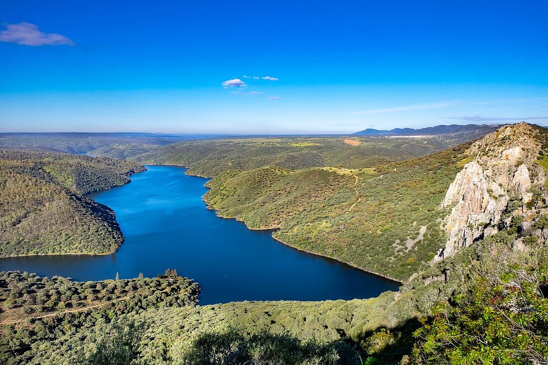 Spanien,Extremadura,Nationalpark Monfragüe,Embalse de Torrejon-Tajo