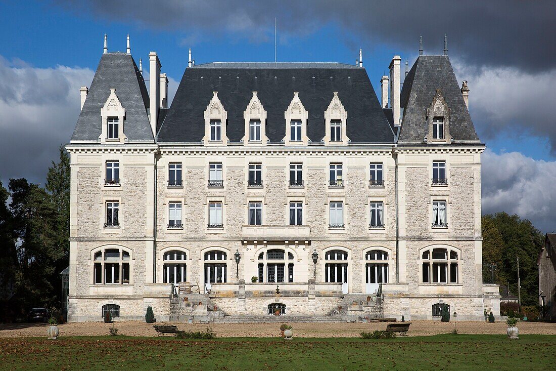 Frankreich,Indre et Loire,Loire-Tal,von der UNESCO zum Weltkulturerbe erklärt,Azay-le-Rideau,Schloss Le Gerfault (1909),erbaut von Marcel Boille