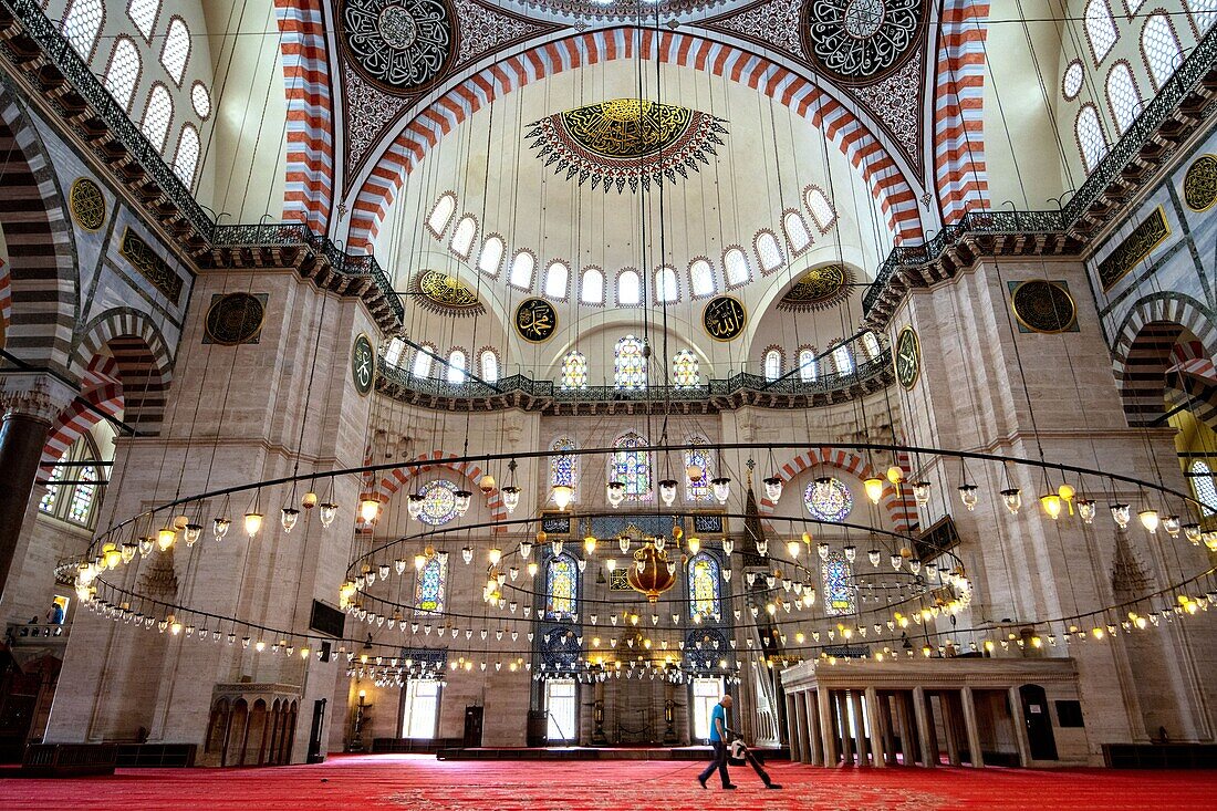 Turkey, Istanbul, Suleymaniye Mosque