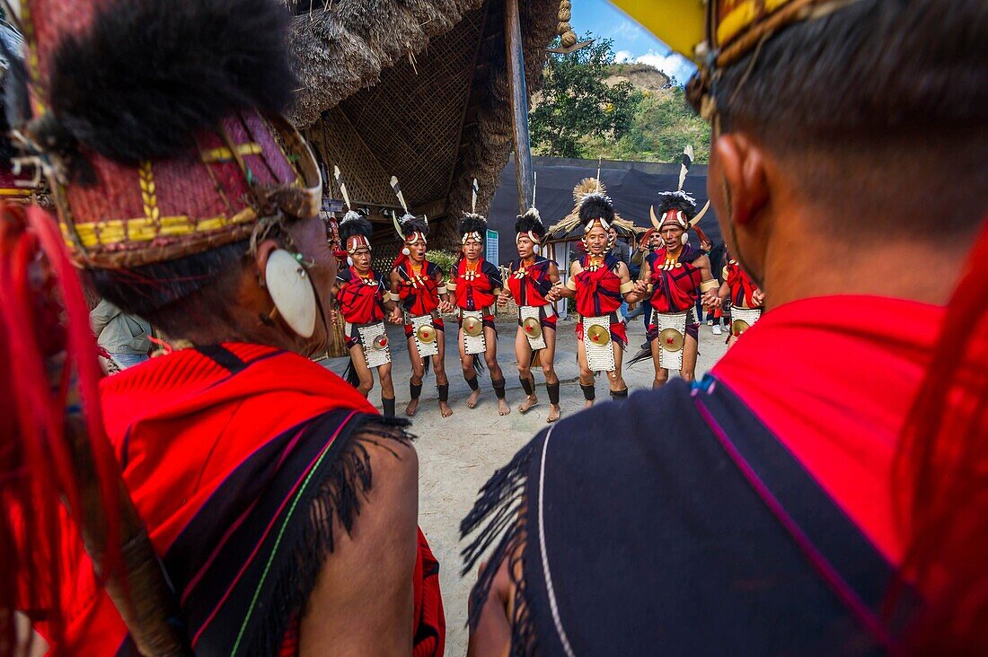 India, Nagaland, Kisima, naga Hornbill festival