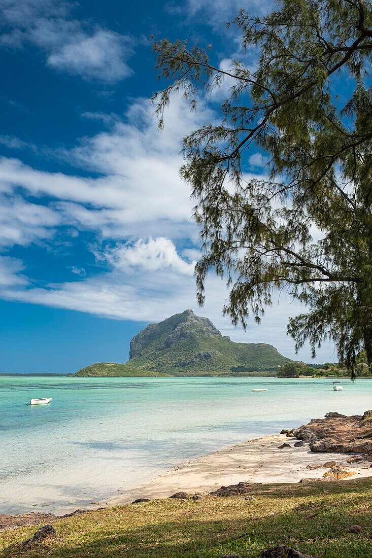 Mauritius,Bezirk Riviere Noire,Strand Prairie und Morne Brabant,von der UNESCO zum Weltkulturerbe erklärt