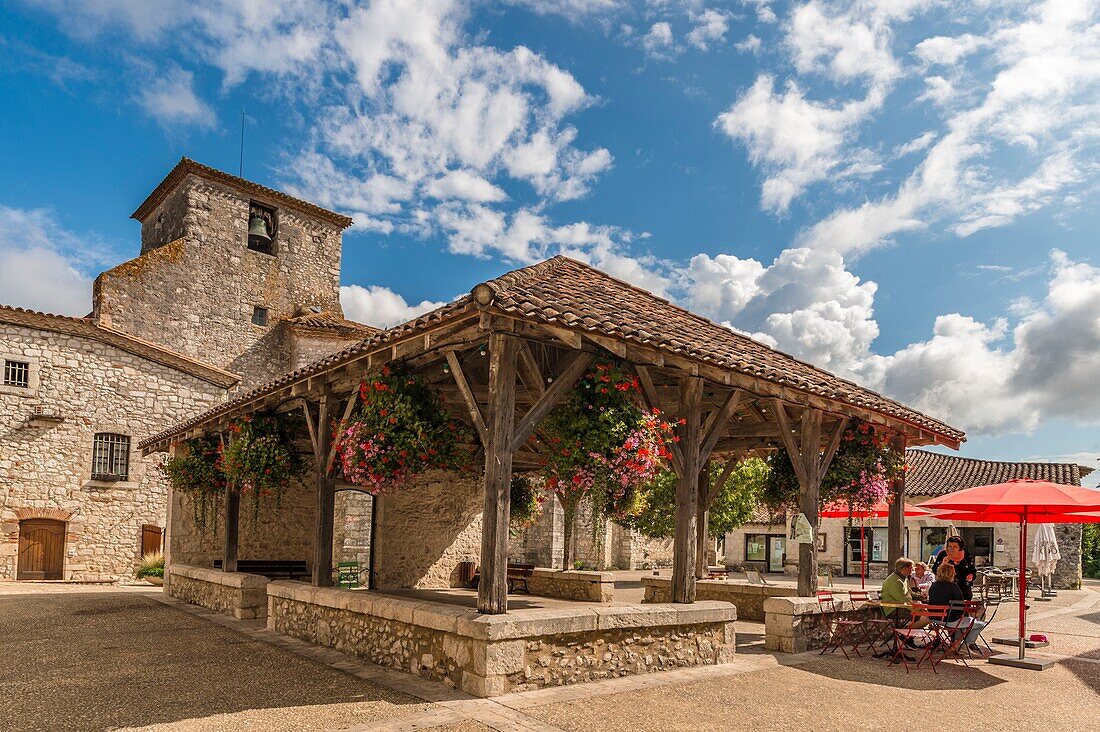 France, Lot et Garonne, Pujols ranked most Beautiful Village of France, Saint Nicolas Church