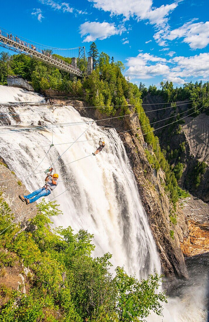 Canada, Quebec province, Municipality of Boischatel, Montmorency Falls Park