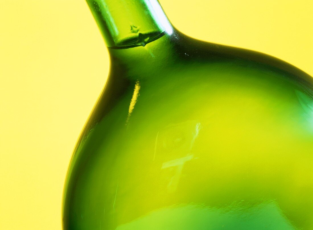Close Up of White Wine in a Glass