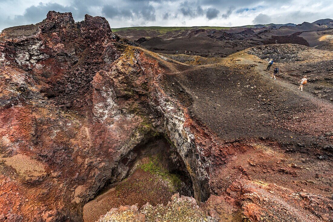 Ecuador,Galapagos-Archipel,von der UNESCO zum Weltnaturerbe erklärt,Insel Isabela (Albemarie),Vulkan Chico