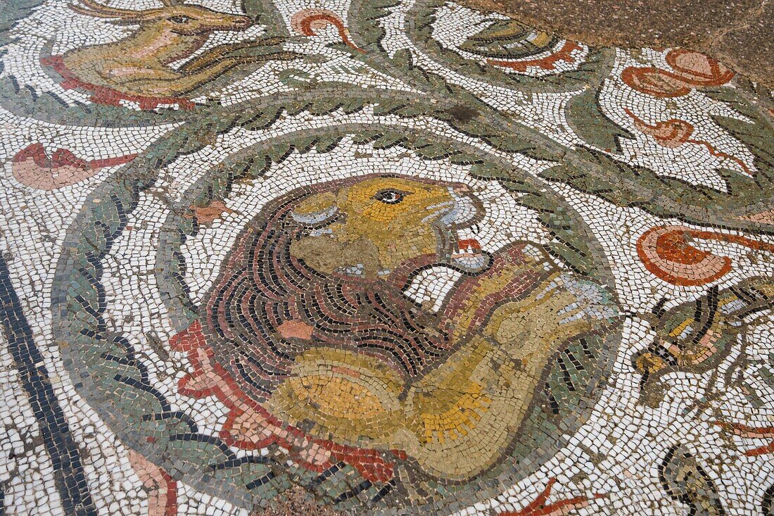 Italy, Sicily, Piazza Armerina, villa romaine du Casale, mosaics of the third century, registered World Heritage by UNESCO