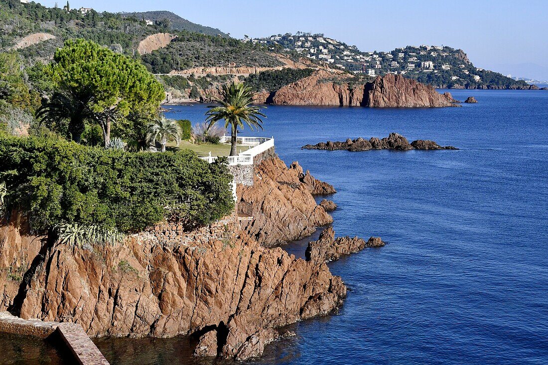 France, Var, Corniche and Esterel coast, Urbanization