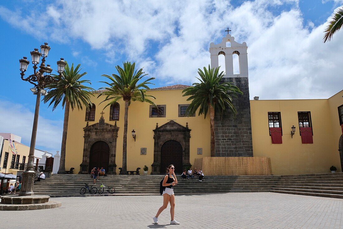 Spain, Canary Islands, Tenerife Island, Garachico, Franciscan church of Our Lady of the Angels