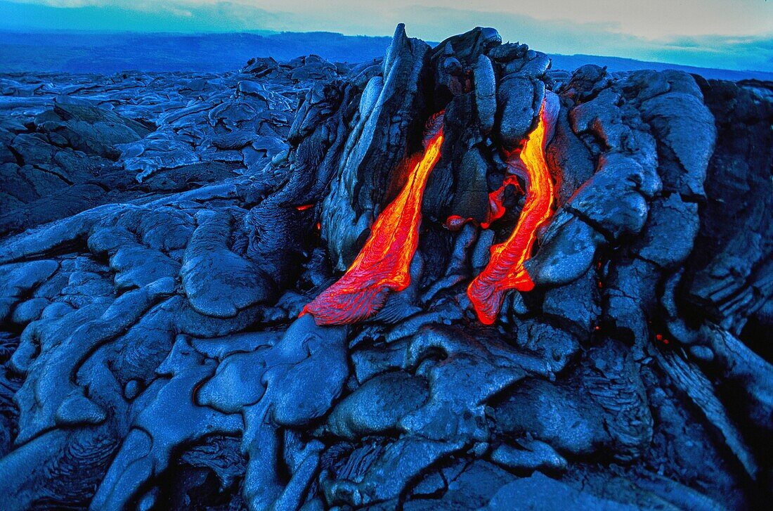 United States, Hawaii, Big Island, Eruption of Kilauea Volcano