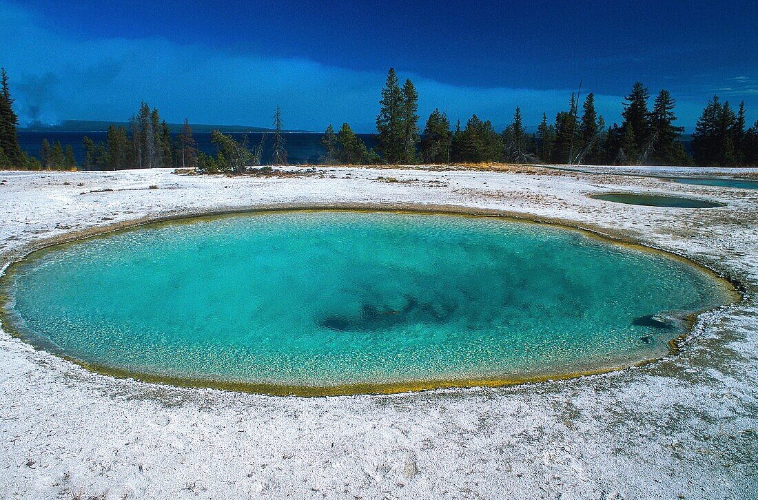 United States, Montana, Whyoming and Idaho, Yellowstone National Park, Geothermal Basin