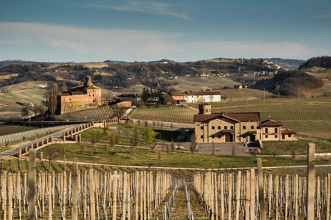 Italien,Piemont,Provinz Cuneo,Die Weinregion Langhe,von der UNESCO zum Weltkulturerbe erklärt