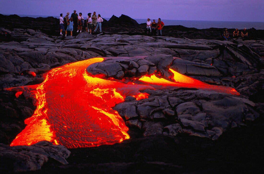 United States, Hawaii, Big Island, Eruption of Kilauea Volcano