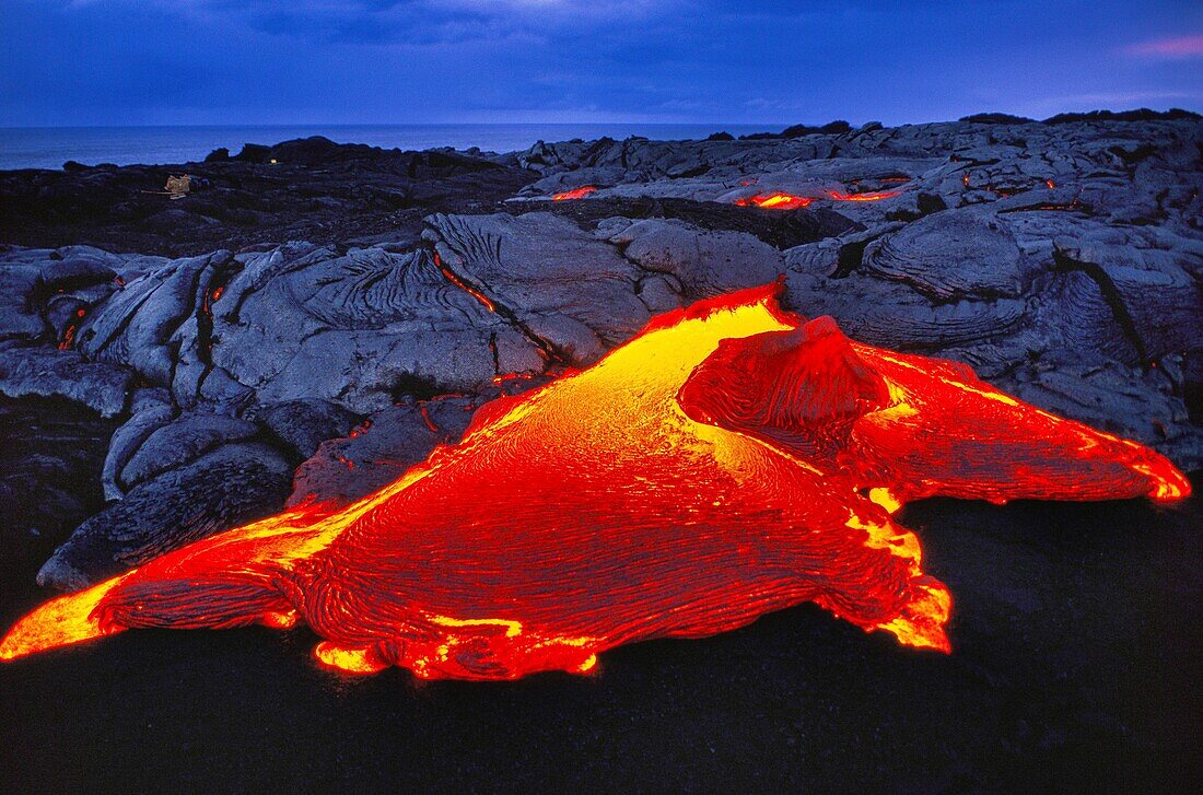 Vereinigte Staaten,Hawaii,Big Island,Ausbruch des Vulkans Kilauea