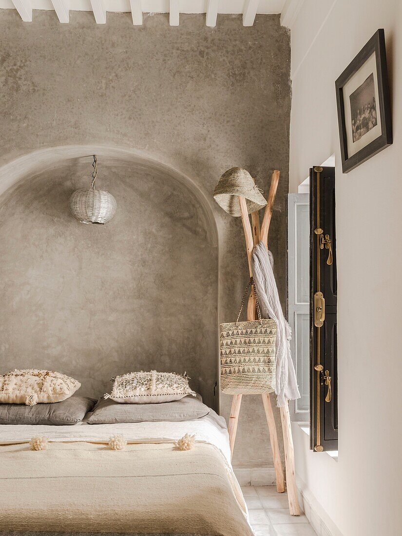 Morocco, Essaouira, Story :  Total renovation of a vintage spirit riad 