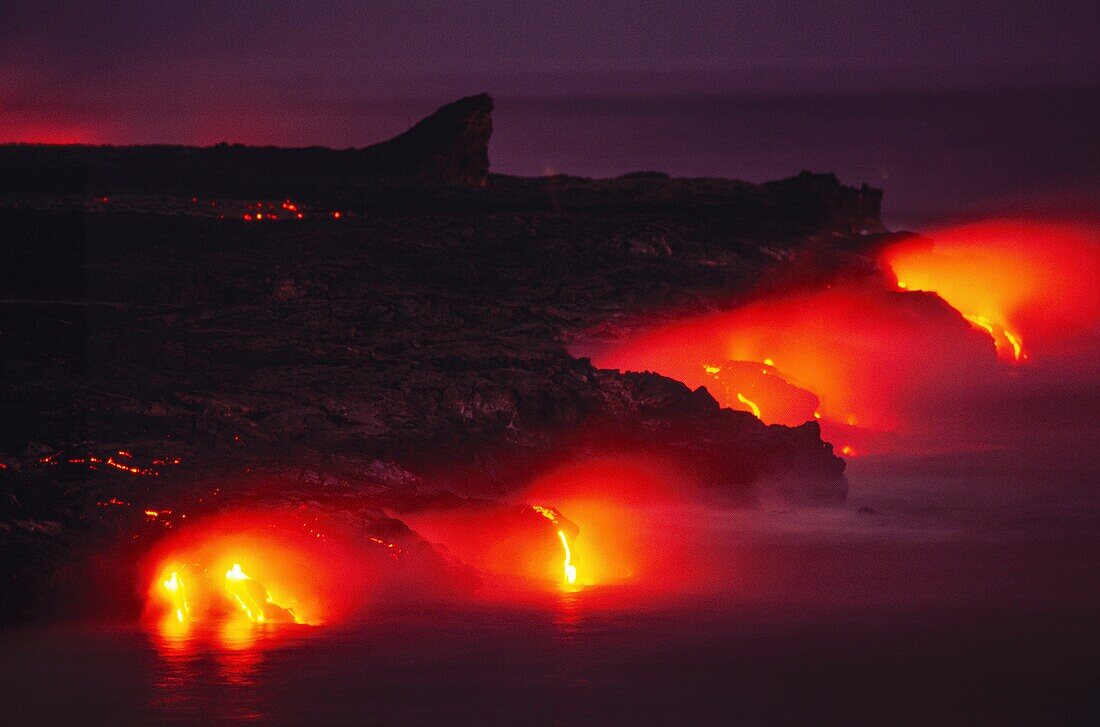 Vereinigte Staaten,Hawaii,Big Island,Ausbruch des Vulkans Kilauea