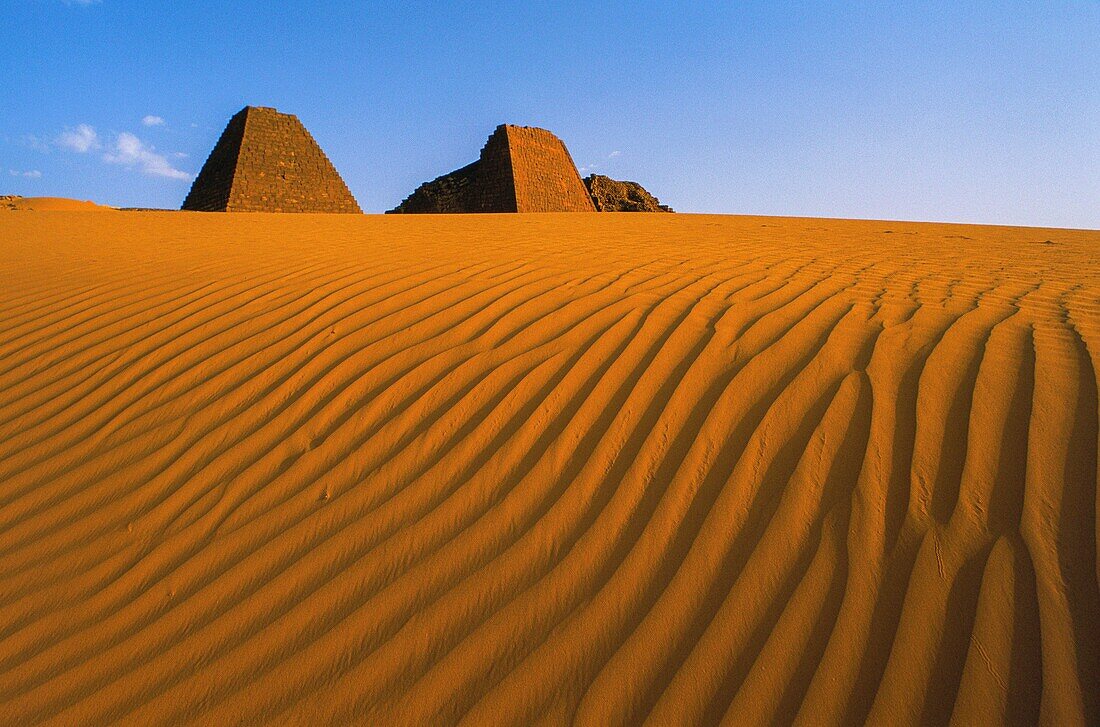 Ägypten,Sahara,Stätte und Pyramiden von Meroe,Sudan