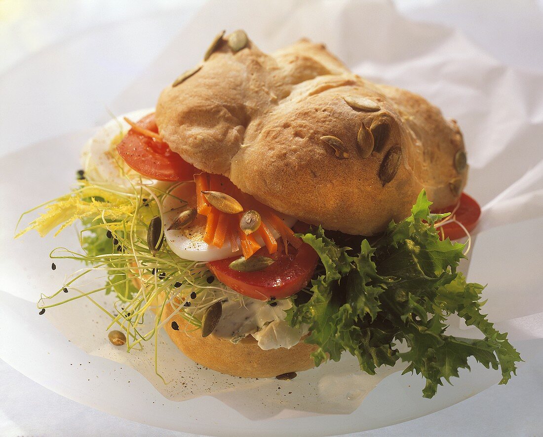 A Vegetable Sandwich