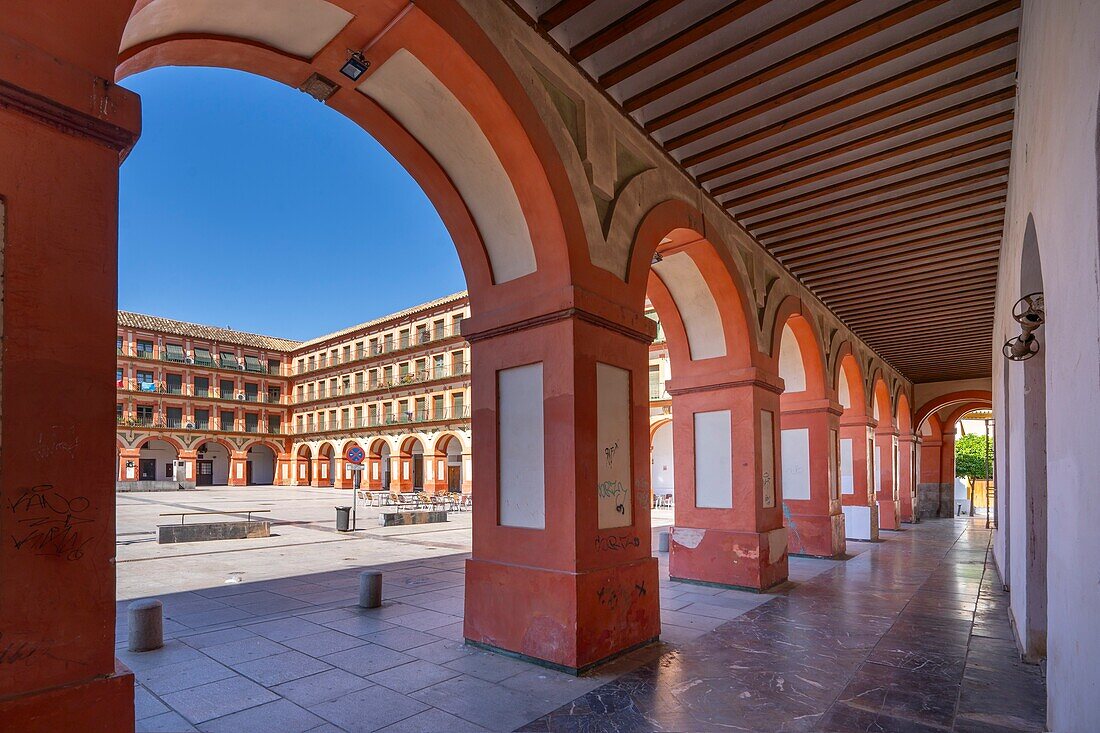 Corredera-Platz,Córdoba,UNESCO-Weltkulturerbe,Andalusien,Spanien,Europa