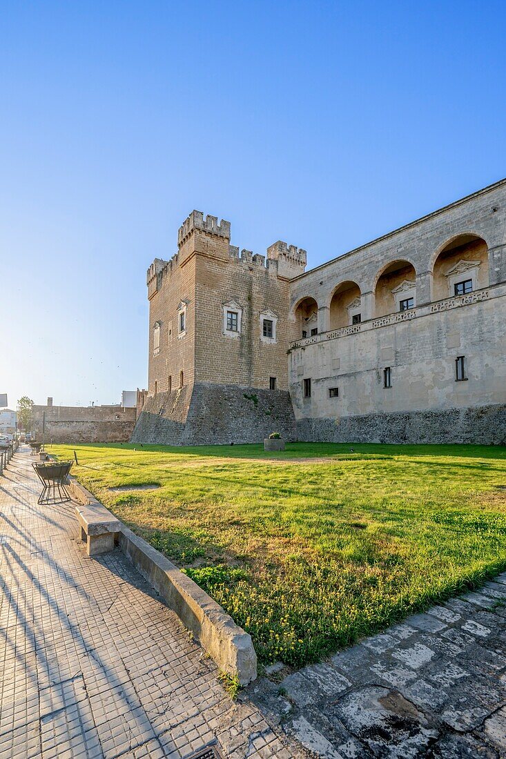 Norman Swabian Castle, Orsini Del Balzo Castle, Mesagne, Brindisi, Salento, Apulia, Italy, Europe