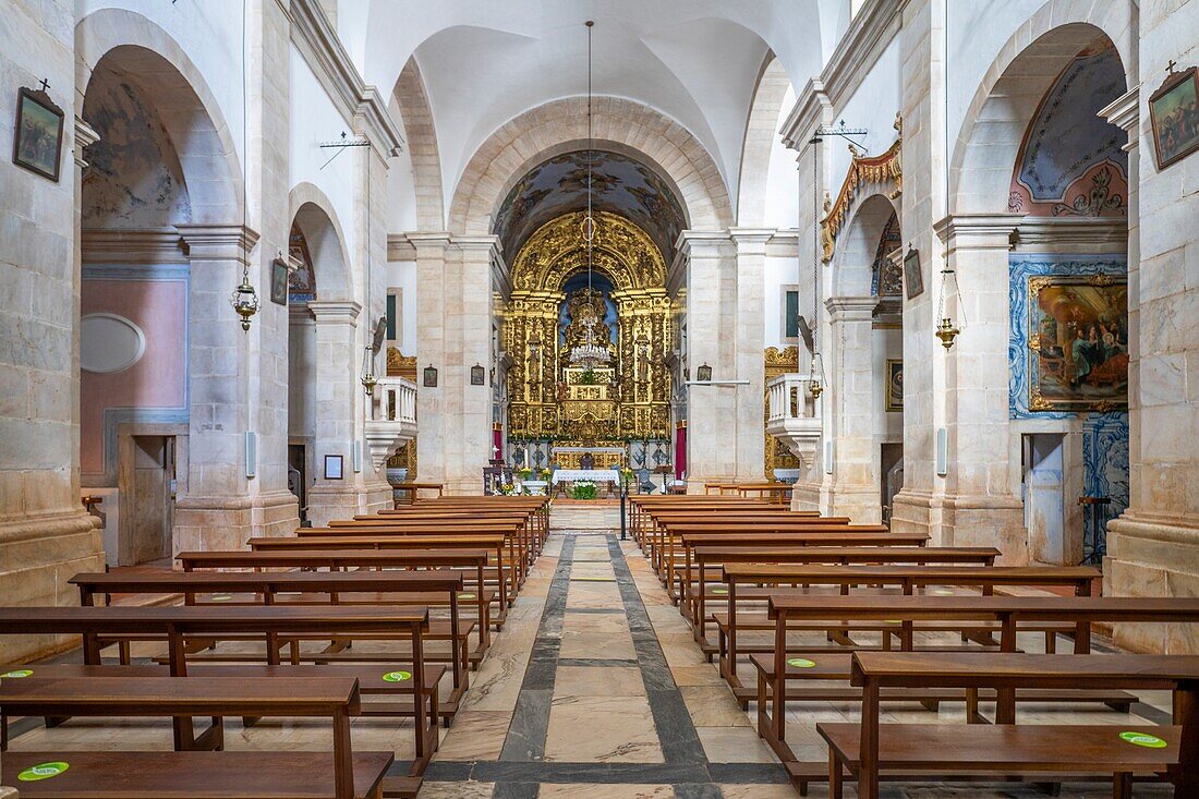 Sao Bartolomeu Church, Vila Vicosa, Evora district, Alentejo, Portugal, Europe