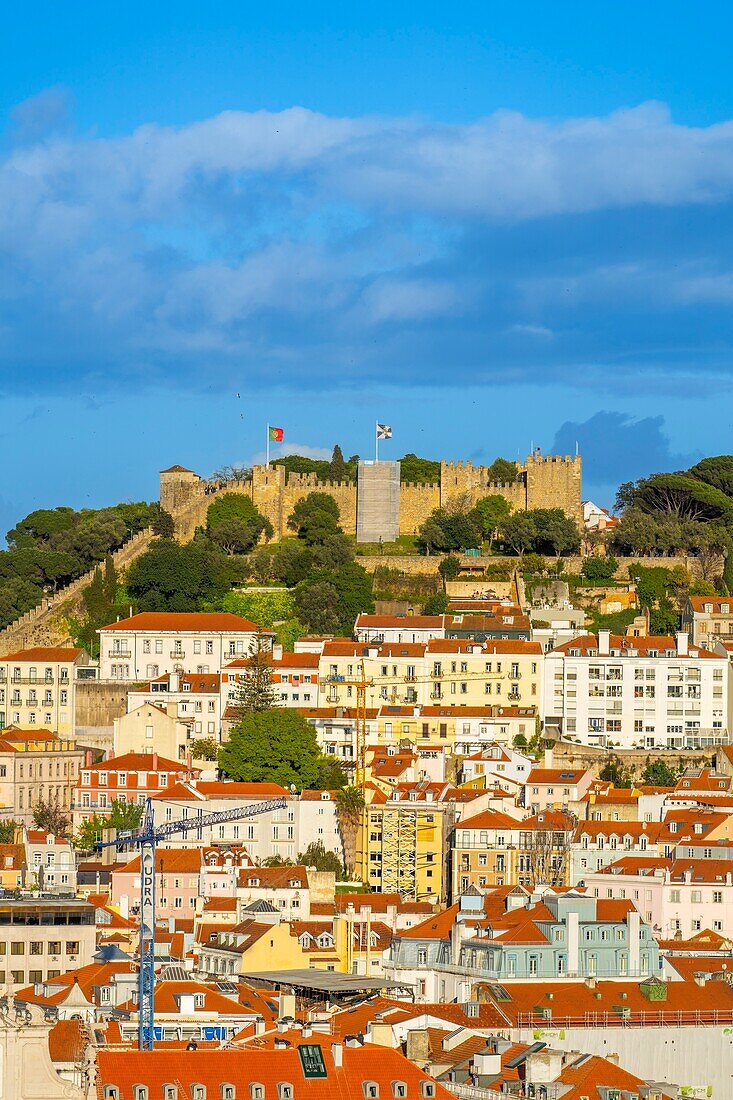 Saint George's Castle (Castelo de Sao Jorge), Lisbon, Portugal, Europe