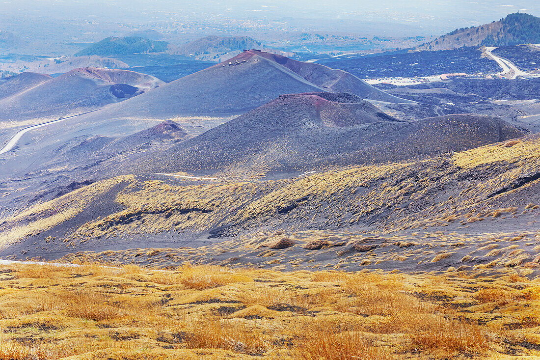 Crateri Silvestri view, Etna, UNESCO World Heritage Site, Etna, Sicily, Italy, Mediterranean, Europe