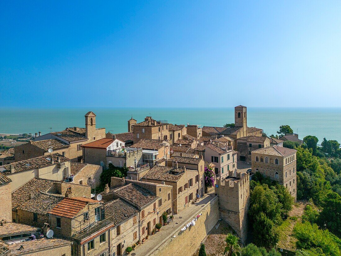 Torre di Palme,Fermo,Ascoli Piceno,Marken,Italien,Europa