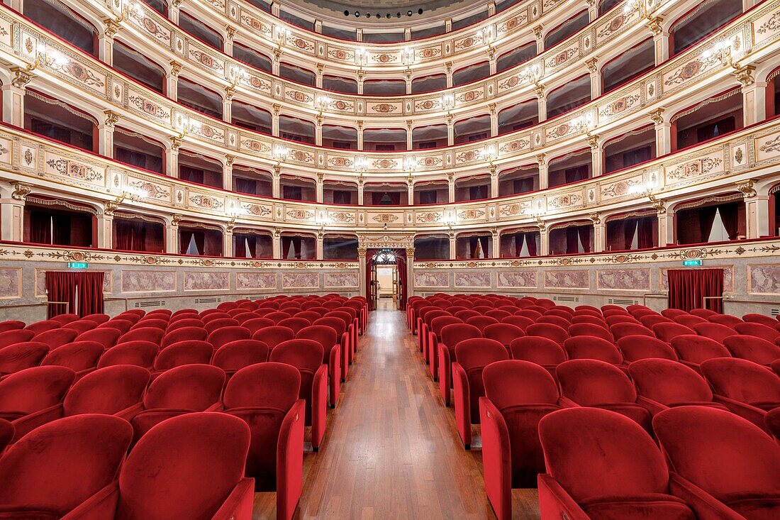 Adlertheater (Teatro dell'Aquila),Fermo,Ascoli Piceno,Marken,Italien,Europa