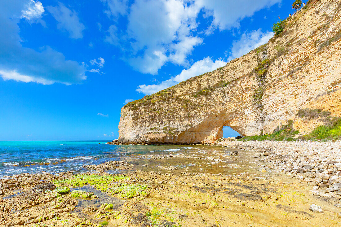 Strand bei Terme Selinuntine,Sciacca,Bezirk Agrigento,Sizilien,Italien,Mittelmeer,Europa