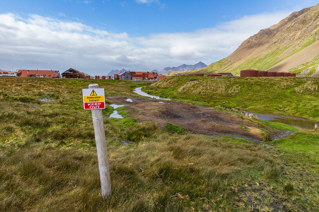 Ansichten der verlassenen Walfangstation in der Stromness-Bucht auf Südgeorgien,Südlicher Ozean,Polarregionen