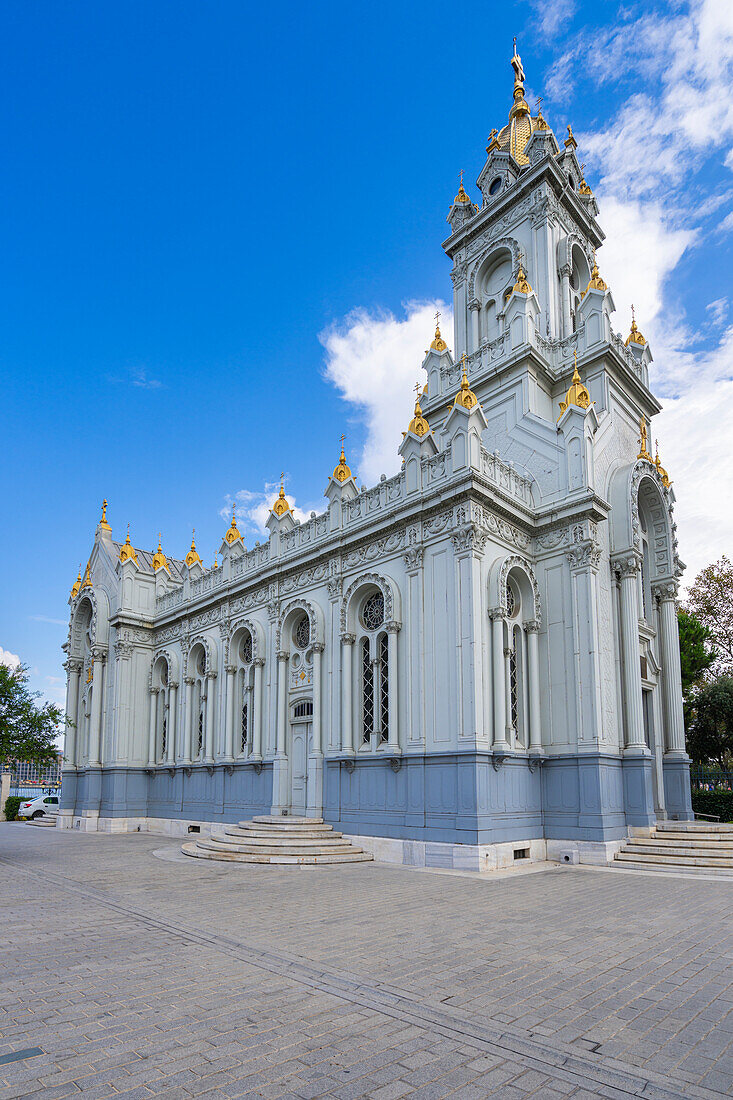 Saint Stephen's Orthodox Church, made of iron, Fatih, Istanbul, Turkey, Europe