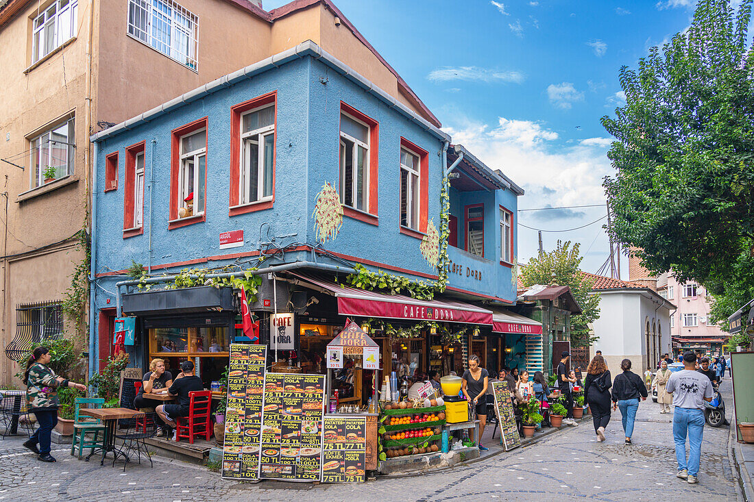 Cafe,Balat,Istanbul,Türkei,Europa