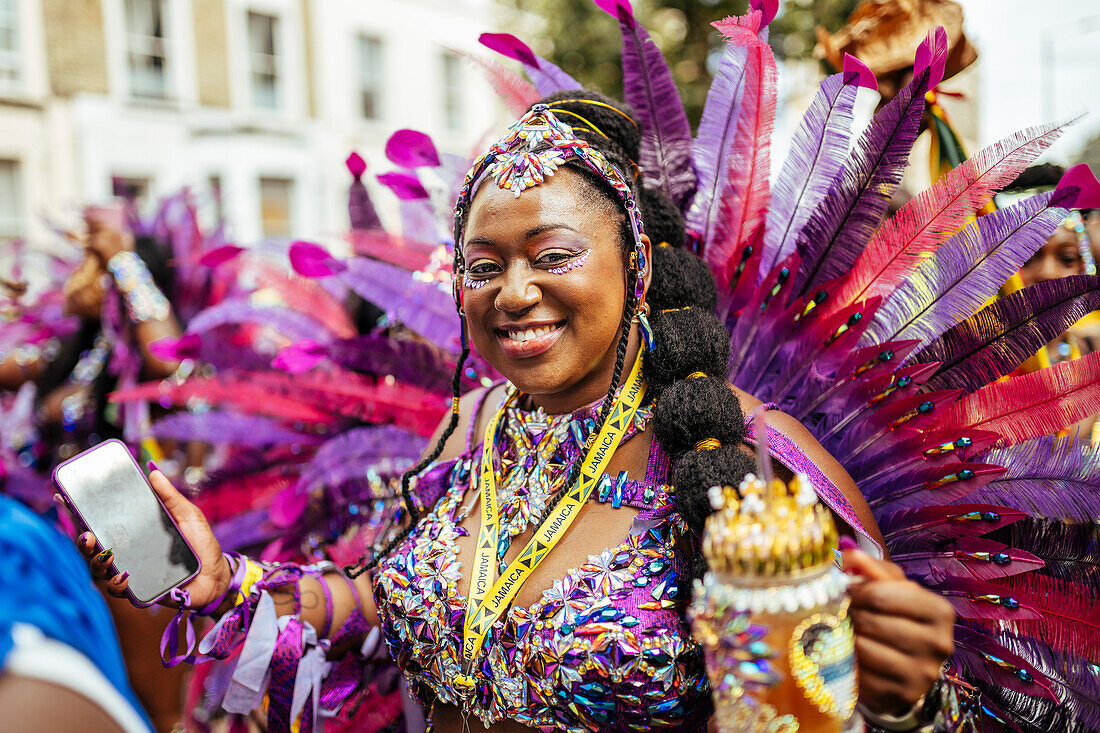 Notting Hill Carnival,Kensington,West London,England,Vereinigtes Königreich,Europa