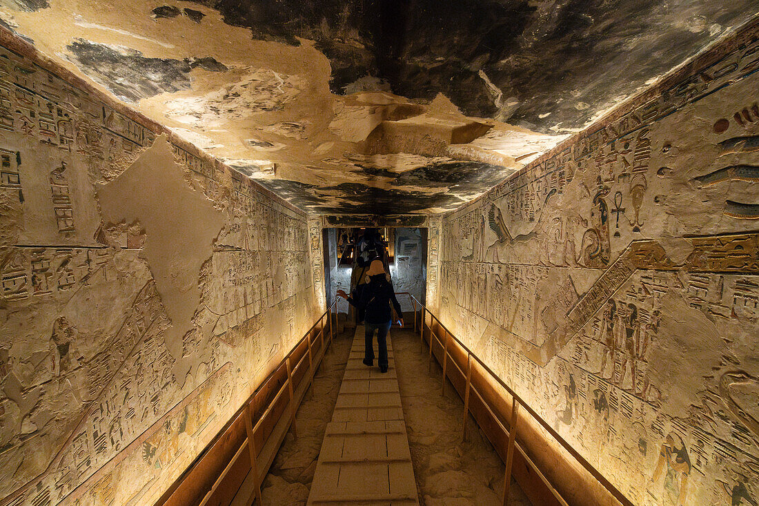 Tomb of Seti I, Valley of the Kings, UNESCO World Heritage Site, Thebes, Luxor, Egypt, North Africa, Africa