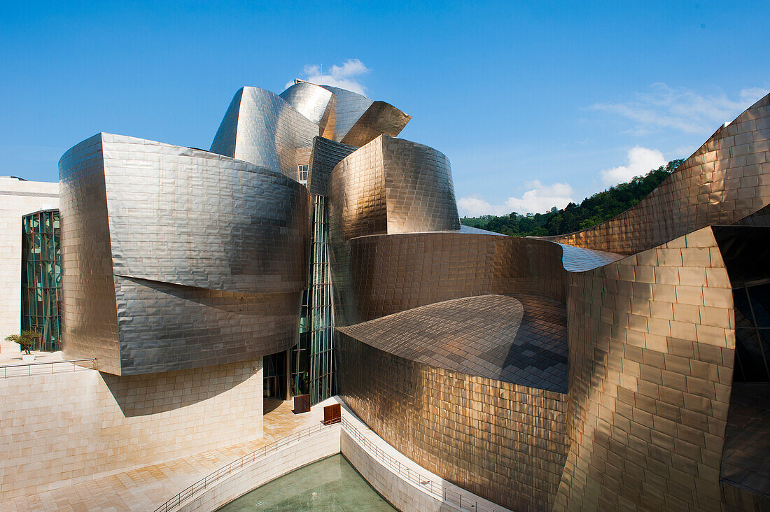 Guggenheim-Museum des Architekten Frank Gehry,Bilbao,Provinz Biskaya,Baskenland,Spanien,Europa