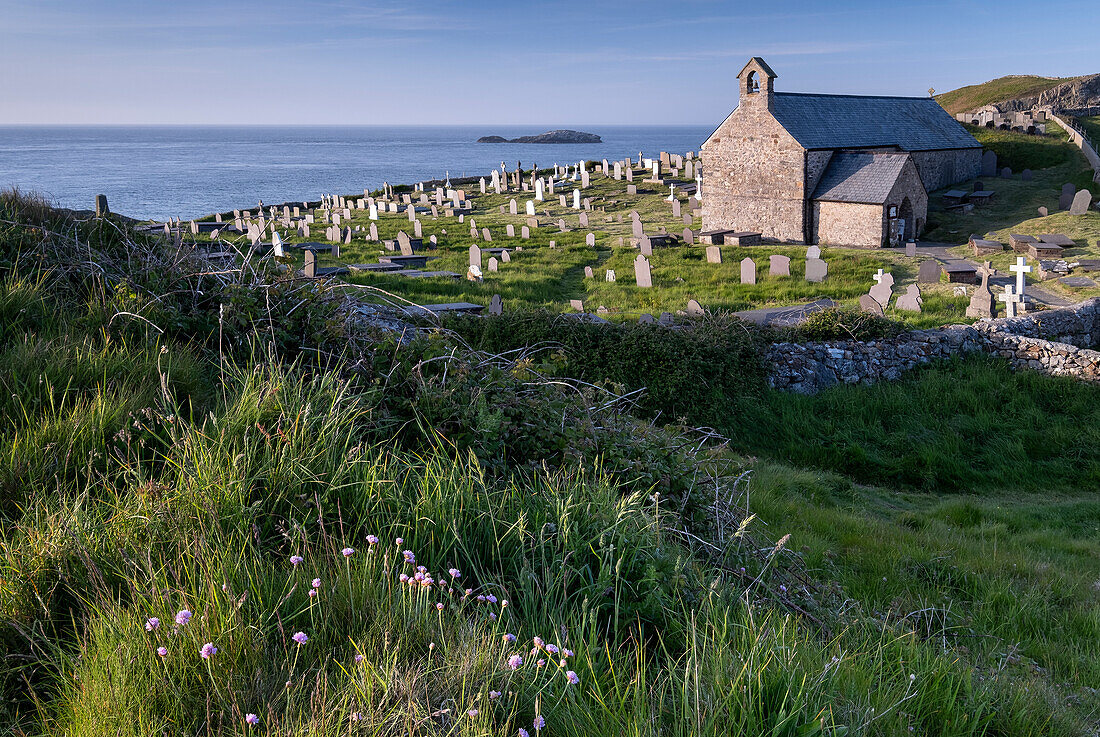 St. Patricks Church (Llanbadrig Church),Llanbadrig,bei Cemaes,Anglesey,Nordwales,Vereinigtes Königreich,Europa