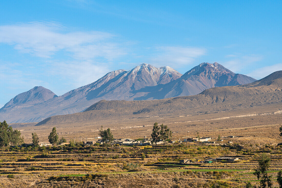 Chachani volcano, Arequipa Province, Arequipa Region, Peru, South America