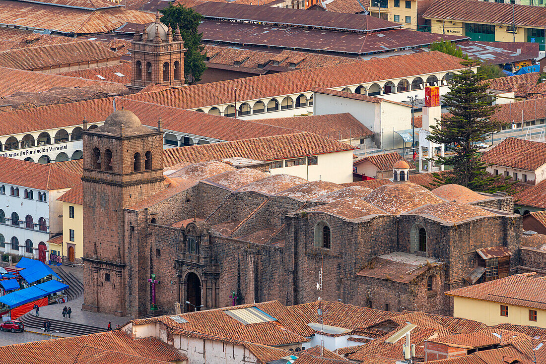 Church, museum and Convent of San Francisco, UNESCO World Heritage Site, Cusco (Cuzco), Peru, South America