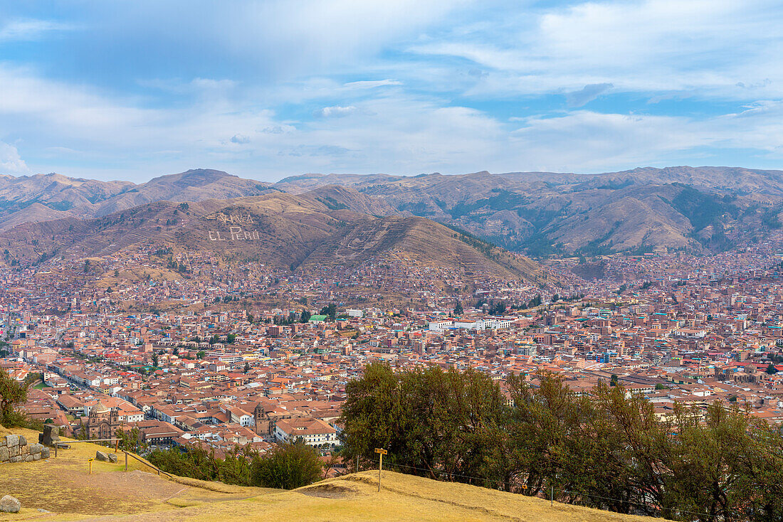 Ansicht von Cusco,UNESCO-Welterbestätte,Region Cusco,Peru,Südamerika