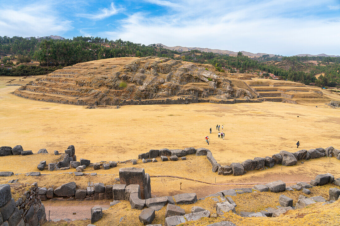 Archaeological site of Sacsayhuaman, UNESCO World Heritage Site, Cusco, Cusco Region, Peru, South America