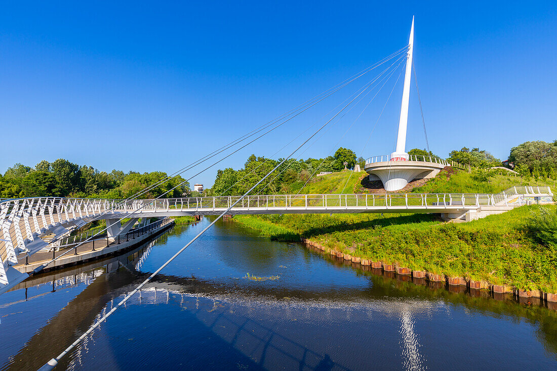 Stockingfield Bridge, Forth and Clyde Canal, Glasgow, Scotland, United Kingdom, Europe