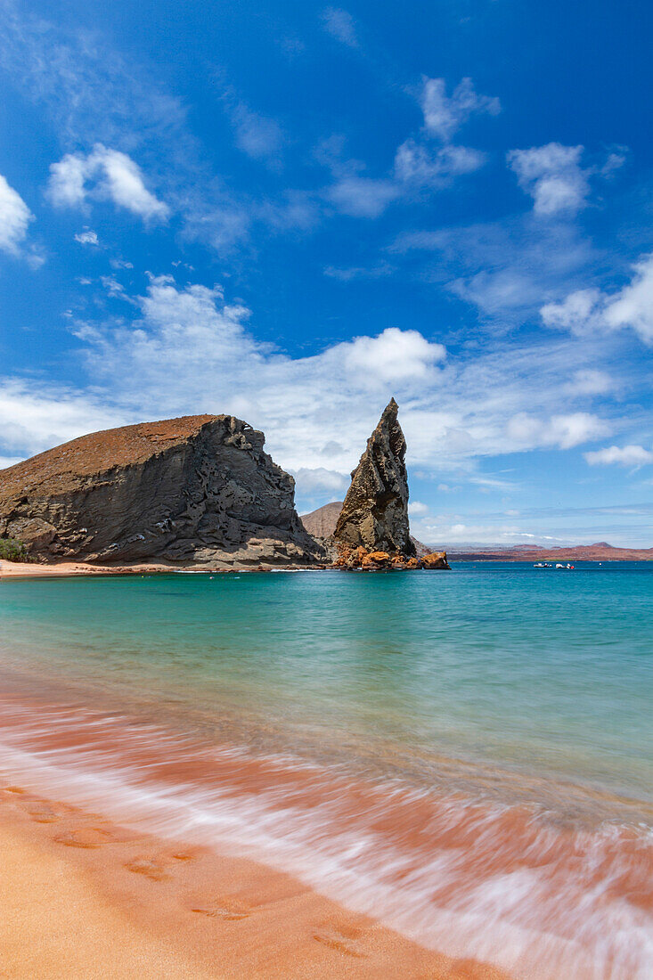 A view of the island of Bartolome in the Galapagos Islands, UNESCO World Heritage Site, Ecuador, South America