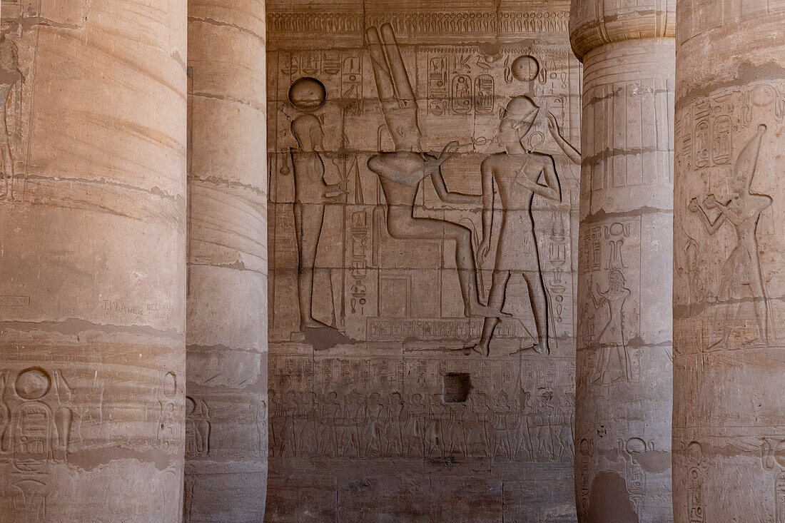 The Temple of Ramesses II (The Ramesseum), Luxor, Egypt.