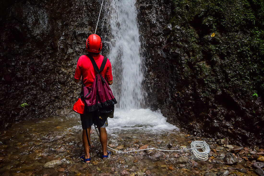 Canyoning and waterfall rappelling experience with Pure Trek in La Fortuna, Costa Rica