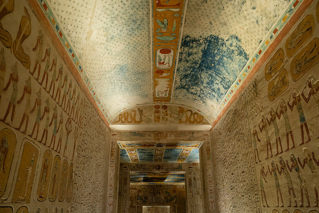 Grabmal von Ramses IV. im Tal der Könige,Luxor,Ägypten.