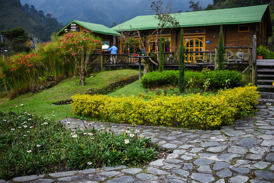 Hotel and Restaurant Iguaima in Combeima Canyon, Ibague, Colombia