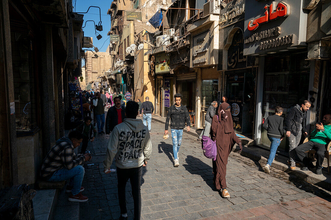 Khan Al-Khalili market, Cairo, Egypt.