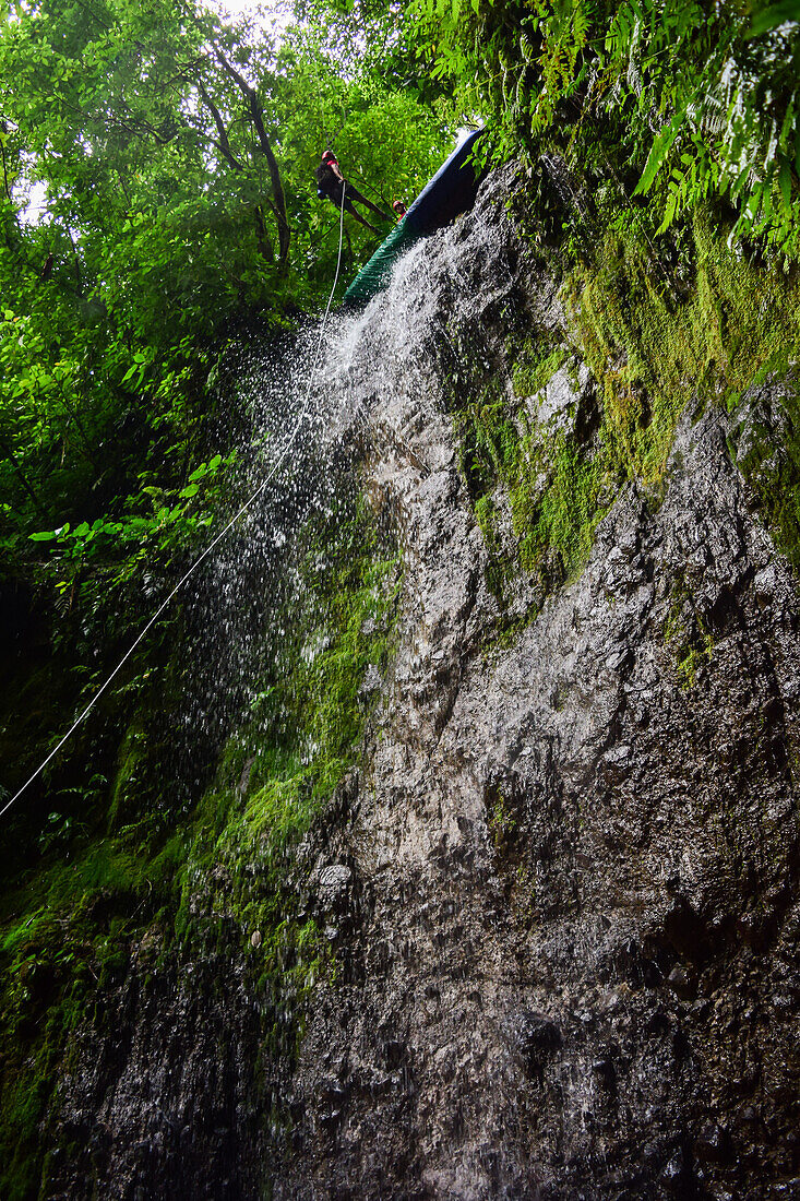 Canyoning and waterfall rappelling experience with Pure Trek in La Fortuna, Costa Rica