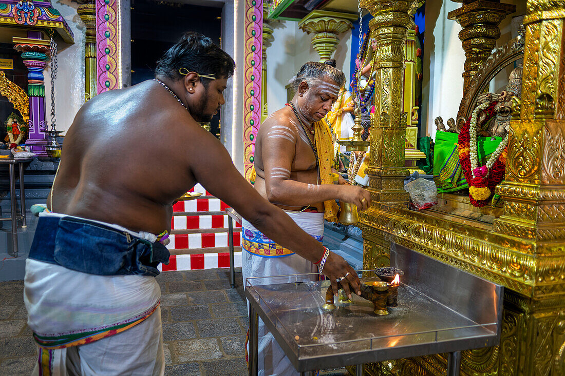 Little India Sri Veeramakaliamman Sri Vadapathira Kaliamman Hindu Temple in Serangoon road, Singapore